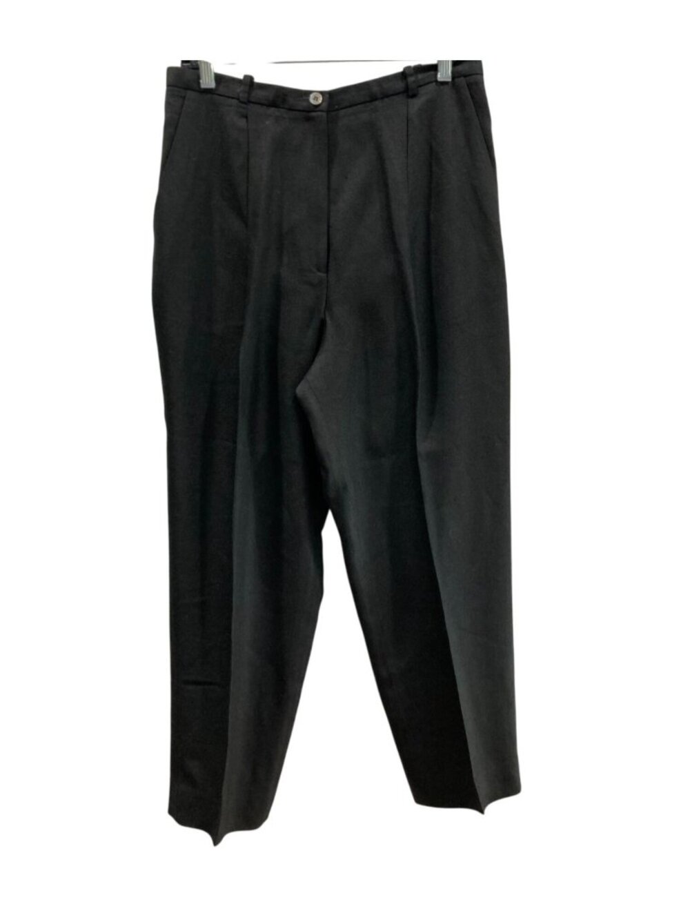 Vintage 80s Liz Claiborne Dress Pants 14 Black Pleated Capsule Old Money Retro